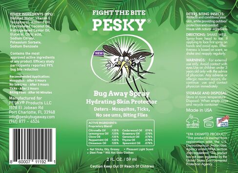 Pesky Bug Stay Away Insect Repellent in Saudi Arabia