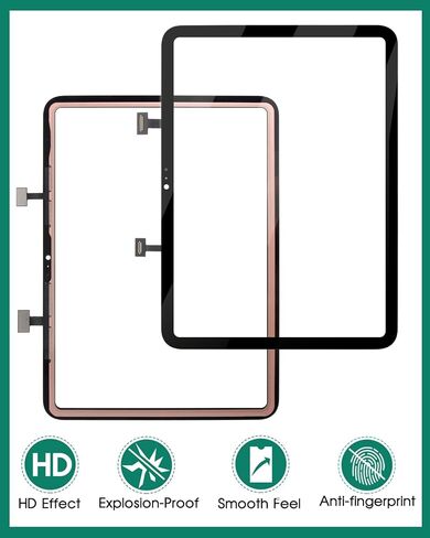 SRJTEK for iPad 11th Gen Touch 2025 Screen for iPad A16 (2025) Screen Replacement for iPad 11" A3355 A3356 A3354 Digitizer Assembly Repair Kits (Black, No LCD Screen Included) in Saudi Arabia