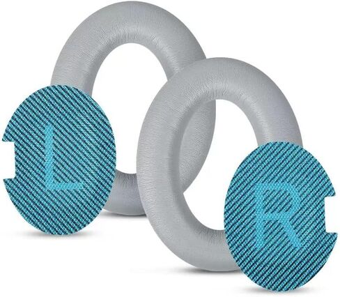 وسائد الأذن لـ Bose Quiet Comfort 35 من جلد البروتين الناعم وسائد الأذن البديلة وسائد الأذن لـ Bose QC 35/25 / 15 QC2 / Ae2 / Ae2i / Ae2W / Sound Link/Sound True (رمادي) in Kuwait