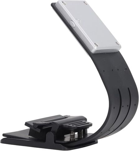 YWBL-WH USB Rechargeable Bookmark Book Light, Soft Plastic Reading Light with Infinite Brightness Levels and 3 Color Modes for Travel and Camping in Saudi Arabia