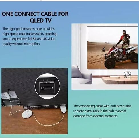 كابل توصيل واحد متوافق مع سامسونج BN39-02301A BN39-02301B لكابل تلفزيون سامسونج Q7C Q8C Q9F Q7FAM Q8FAM Q9FAM QLED in Kuwait