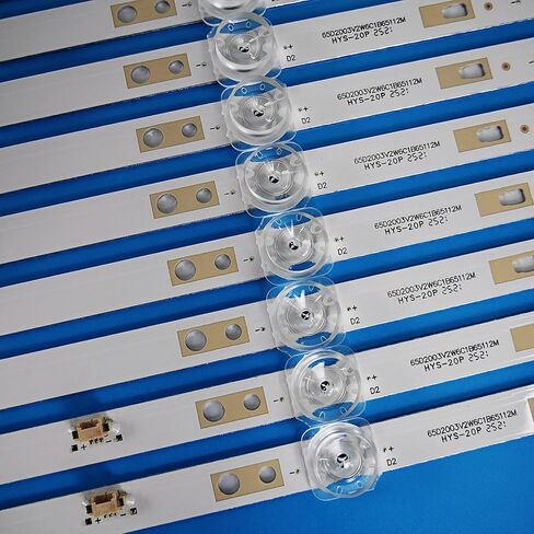 10 * A + 2 * B شرائط الإضاءة الخلفية LED لـ ONN 100012587 LED65D06A-ZC56AG-05 LED65D06B-ZC56AG-05 30365006007 30365006008 in Kuwait