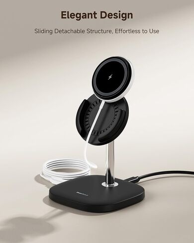 Magnetic Charger Stand for Samsung S26 Ultra/S26+/S26/S25/S24, Detachable Wireless Charging Station Compatible with MagSafe fo riPhone Air/17/16/15/14/13/12 in Saudi Arabia
