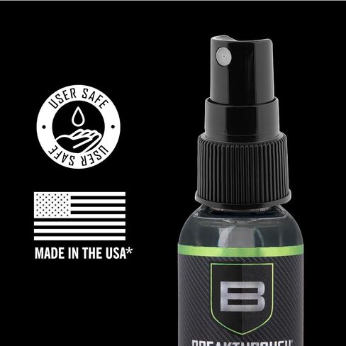 Breakthrough Clean Technologies Clean Heavy Carbon Remover - Gun Barrel and Bore Cleaner - All Purpose Degreaser - Perfect for Handguns and Rifles - 2oz Bottle, Clear in Saudi Arabia
