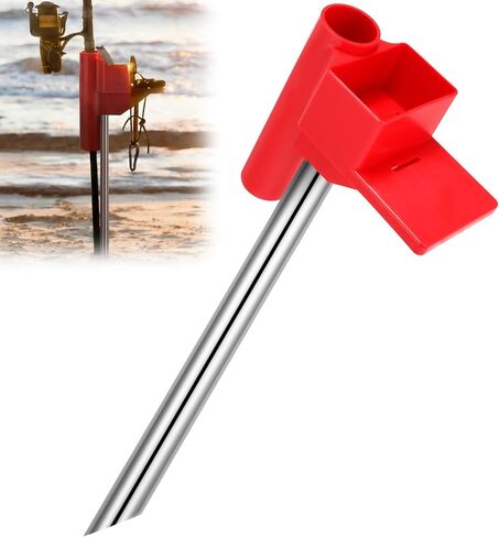 AceOrbit Sand Spike for Surf Fishing Bait Box Cutting Board PVC Portable Beach Fishing Rod Holder for Beaches, Rivers and Sandy Beaches Outdoor Angling in Saudi Arabia
