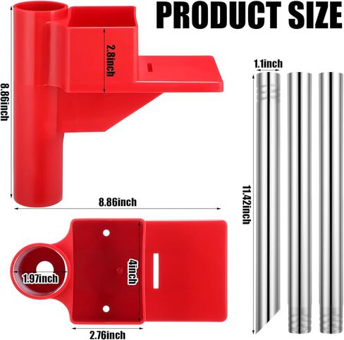 AceOrbit Sand Spike for Surf Fishing Bait Box Cutting Board PVC Portable Beach Fishing Rod Holder for Beaches, Rivers and Sandy Beaches Outdoor Angling in Saudi Arabia