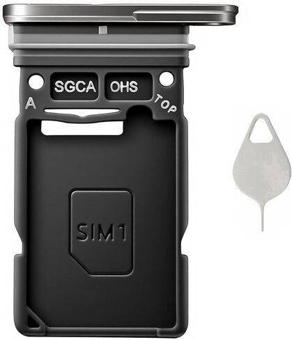 Ubrokeifixit Galaxy S25 FE S731B Single Sim Card Tray Slot Holder Replacement for Samsung Galaxy S25 FE 5G SM-S731B 6.7" 2025",with Eject Pin (S731-Jet Black) in Saudi Arabia