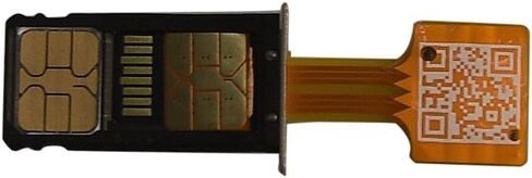 CHICHIYANG Dual SIM Card SD Adapter, Dual SIM Card Micro SD Adapter for Android Phone Extender in Saudi Arabia