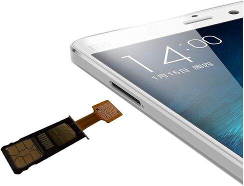 CHICHIYANG Dual SIM Card SD Adapter, Dual SIM Card Micro SD Adapter for Android Phone Extender in Saudi Arabia