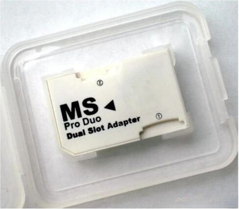 MOUDOAUER Micro SD TF to Memory Stick MS Pro Duo Dual Slot Adapter Converter for PSP in Saudi Arabia