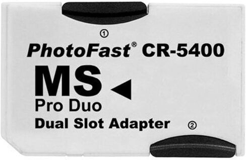 MOUDOAUER Micro SD TF to Memory Stick MS Pro Duo Dual Slot Adapter Converter for PSP in Saudi Arabia