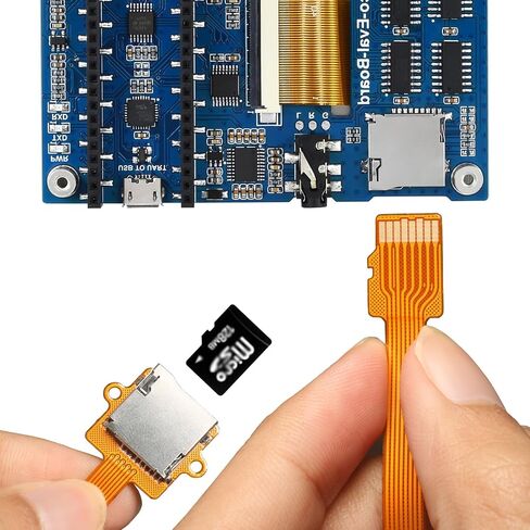 5.9in/15cm Micro SD to Micro SD Card Expansion Adapter, Featuring Screw Holes and an External Auto-Eject Micro SD Card Slot, Compatible with Raspberry Pi and 3D Printers in Saudi Arabia