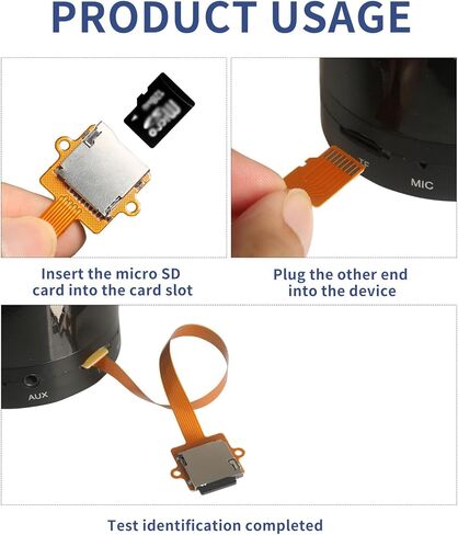 5.9in/15cm Micro SD to Micro SD Card Expansion Adapter, Featuring Screw Holes and an External Auto-Eject Micro SD Card Slot, Compatible with Raspberry Pi and 3D Printers in Saudi Arabia