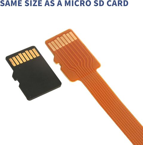 5.9in/15cm Micro SD to Micro SD Card Expansion Adapter, Featuring Screw Holes and an External Auto-Eject Micro SD Card Slot, Compatible with Raspberry Pi and 3D Printers in Saudi Arabia