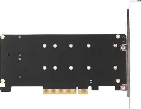 2 × 4 قناة كاملة NVMe SSD، بطاقة محول مفتاح PCIE 3.0 4.0 M NVMe SSD إلى PCIE X8 لتوسيع القرص الصلب، محول PH45 M.2، ترقية القرص الصلب الخاص بك مع 2 × 32 جيجابت في الثانية (ph45) in Saudi Arabia