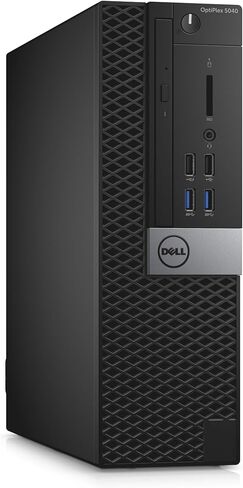 كمبيوتر سطح المكتب Dell OptiPlex 5040 SFF، Windows 11 Pro، Core i7-6700، ذاكرة وصول عشوائي 8 جيجابايت، 256 جيجابايت SSD، لوحة مفاتيح، ماوس، واي فاي (متجدد) in Saudi Arabia