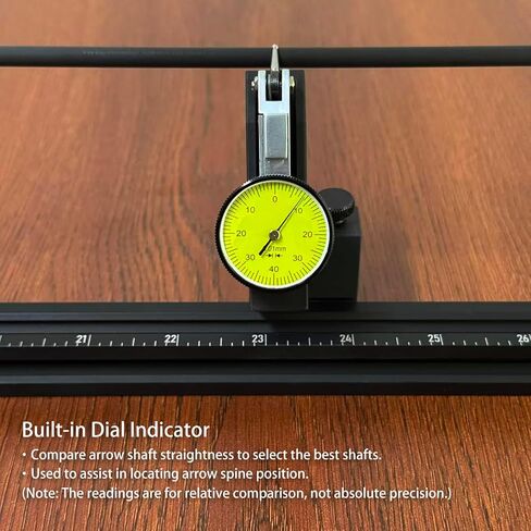 DIY Arrow Saw – Carbon Arrow Shafts Saw Cutter Kit with Dial Indicator, Spinner Function, Spine Checking, Square Tool & Vacuum Attachment for Archery in Saudi Arabia