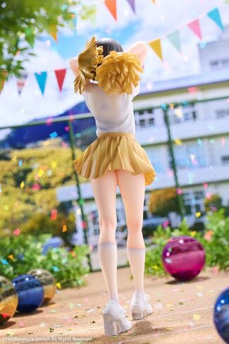 Hobby Sakura Cheerleader Misaki Illustrated by Jonsun, Total Height Approx. 9.8 inches (250 mm) (Including Pedestal), PVC and ABS 1/6 Scale Complete Figure in Saudi Arabia