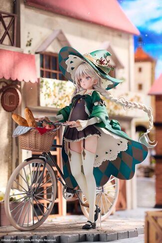 Hobby Sakura Kaido Witch Lily Illustrated by DS Mile, Limited Edition with Bonus Item, Total Height Approx. 9.4 inches (240 mm) (Base Included) PVC and ABS 1/7 Scale Complete Figure in Saudi Arabia
