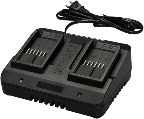 WORX 20V 2A Dual Port 2 Hour Charger, WA3770 | WORX PowerShare; built-in charge indicator in Saudi Arabia