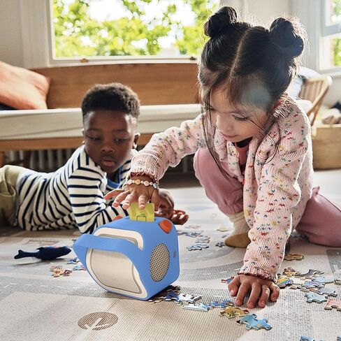 حزمة مشغل YOTO + Disney Classics Vol.1 + مجموعة Disney Pixar Audio + سترة المغامرة وحافظة البطاقات في Blue Bird - مشغل صوت بلوتوث بدون شاشة للأطفال، جهاز سفر الكل في 1 للقصص in Saudi Arabia