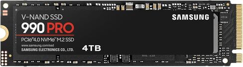 Samsung 990 PRO 4TB PCIe Gen 4.0 x4 (Maximum Transfer Rate 7,450MB/s) NVMe M.2 (2280) Internal SSD MZ-V9P4T0B-IT/EC in Saudi Arabia