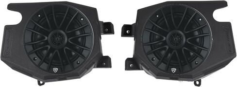 Rockville Bundle: Pair RM-PREMIUM-65 Black 6.5" 600w Marine Boat Speakers - Crisp Sound! Bundle with RockZR v2 2014-2023 Polaris RZR Front Kick Panel 6.5" Speaker Pods (2 Items) in Saudi Arabia