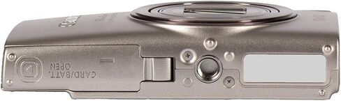 Canon PowerShot ELPH 360 HS A Digital Camera (Silver) (7283C001) + 64GB Memory Card + Case + Card Reader + Flex Tripod + Memory Wallet + Cap Keeper + Cleaning Kit in Saudi Arabia