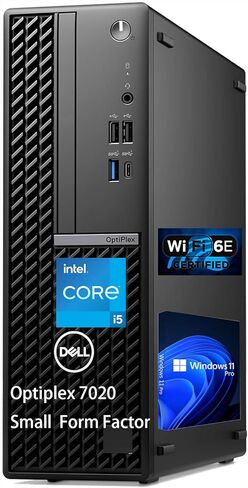 Dell Optiplex 7020 SFF Business Desktop Computer, Intel Core I5-14500, 14Core, 20 Threads, up to 5GHz, 16GB RAM 1TB SSD, RJ-45 Ethernet, HDMI, DisplatPort, WIFI6, Bluetooth, DVD-RW, Windows 11 Pro in Saudi Arabia
