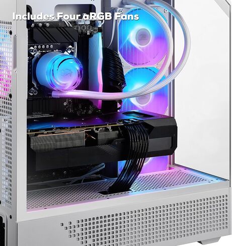 iBUYPOWER Element Gaming PC Desktop Computer AMD Ryzen 7 7800X3D CPU, AMD Radeon RX 9070XT 16GB GPU, 32GB DDR5 RGB 5200MHz RAM, 2TB NVMe SSD, Windows 11 Home, Gamer Keyboard and Mouse - EWA7R97XT01 in Saudi Arabia