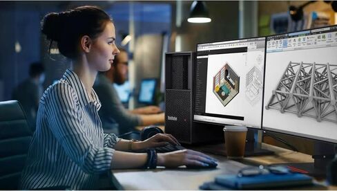 Lenovo ThinkStation P3 Tower Gen 2 Workstation with Intel Core Ultra 5 235 vPro Processor, 16GB DDR5-5600MT/s Memory, 512GB Gen5 Performance SSD Storage, Wi-Fi 7, and Windows 11 Pro in Saudi Arabia