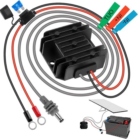 محول Starlink Mini 12V، سلك طاقة DC 12V لإمداد الطاقة Starlink Mini 12V/24V(9-28V) يصل إلى 30V 3.5A مجموعة تحويل مع قابس ذكر 40IN DC لشاحنة RV لا تقلق بشأن انخفاض الجهد أو ارتفاعه in Kuwait