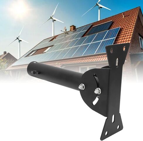 Stainless Steel Adjustable Antenna Mount Pole for Wall, Eave & Roof – Heavy-Duty Outdoor Antenna Bracket with Simple Installation (Straight, 1.25" OD) in Saudi Arabia