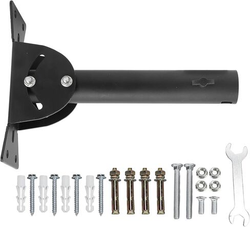 Stainless Steel Adjustable Antenna Mount Pole for Wall, Eave & Roof – Heavy-Duty Outdoor Antenna Bracket with Simple Installation (Straight, 1.25" OD) in Saudi Arabia