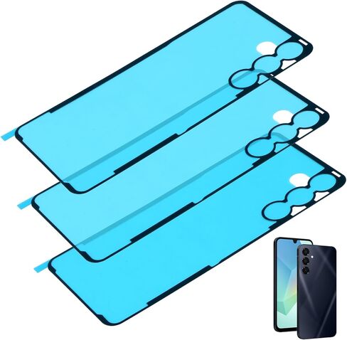 3PCS Back Battery Door Cover Adhesive Replacement for Samsung Galaxy A16 5G Rear Cover Adhesive Glue Strips for Samsung A16 5G SM-S166V, SM-A166U, A166U1, A166F Back Cover Adhesive Accessories in Saudi Arabia