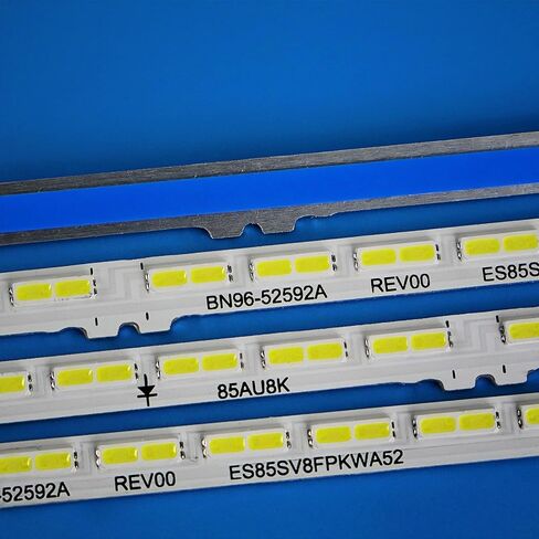 4 قطع شرائط إضاءة خلفية LED لتلفزيون 85 بوصة BN96-52592A 85AU8K 85AUBK UN85AU8000FXZA UN85AU800DFXZA UN85AU7980F UN85AU8000F UN85AU7000F UN85AU7980FXZA LM4-01047A/C in Kuwait