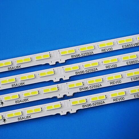 4 قطع شرائط إضاءة خلفية LED لتلفزيون 85 بوصة BN96-52592A 85AU8K 85AUBK UN85AU8000FXZA UN85AU800DFXZA UN85AU7980F UN85AU8000F UN85AU7000F UN85AU7980FXZA LM4-01047A/C in Kuwait