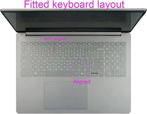 Keyboard Skin Compatible for 2026 HP OmniBook 3 Laptop 16" 17.3" 16-bw/by 17-dm 17-dn 17-dk Series 16-bw0582nr 16-by0000nr 17-dm0761nr 17-dn0765nr 17-dk0765nr (NOT for 15/15z –fn Series 15.6") Clear in Saudi Arabia