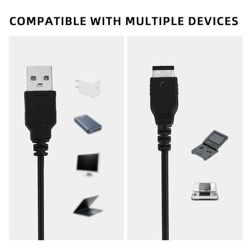 3pcs Charger Cable for Gameboy Advance SP, 120cm/3.94 Feet USB DS Charging Cord Replacement Power Wiring Compatible with Gameboy Advance SP Charger in Saudi Arabia