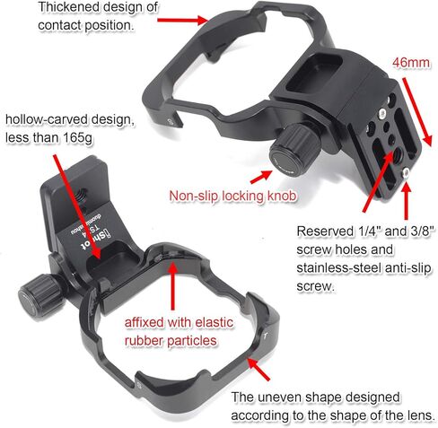 Tripod Mount Ring, Camera Lens Support for Samyang 24mm f/3.5 ED AS UMC Tilt-Shift Lens and Rokinon Tilt-Shift 24mm f/3.5 ED AS UMC Lens, Built-in 50mm QR Plate for Tripod Ball Head of Arca-Swiss PMG in Saudi Arabia