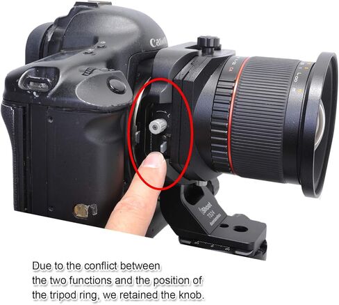 Tripod Mount Ring, Camera Lens Support for Samyang 24mm f/3.5 ED AS UMC Tilt-Shift Lens and Rokinon Tilt-Shift 24mm f/3.5 ED AS UMC Lens, Built-in 50mm QR Plate for Tripod Ball Head of Arca-Swiss PMG in Saudi Arabia