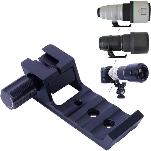 iShoot Tripod Mount Ring Base Lens Collar Foot Support Compatible with Fuji XF 150-600mm F5.6-8 R LM OIS WR, XF 500mm F5.6 R LM OIS WR & GF 500mm F5.6 R LM OIS WR, Arca-Swiss Fit Quick Release Plate in Saudi Arabia
