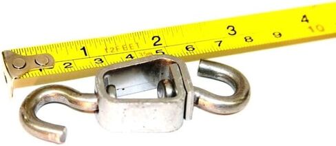 20 MB Crunch Proof in-Line Stake Swivels Trapping Supplies 20 Set Pack USA Made in Saudi Arabia