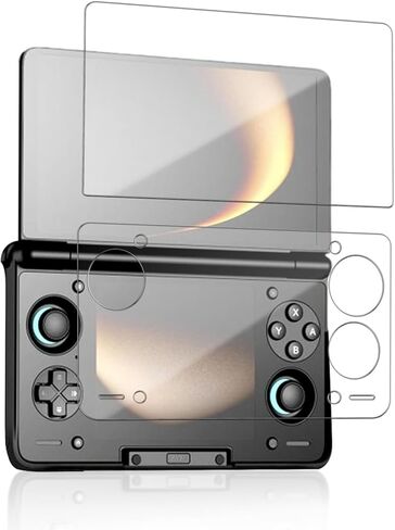 [1+1] Pack Screen Protector for AYN Thor 6'' AMOLED Dual Screen Gaming Handheld, 9H Hardness Tempered Glass for AYN Thor,Anti-Scratch, HD Clarity,Bubble Free in Saudi Arabia
