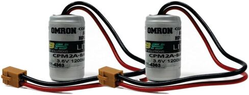 2 حزمة جديدة CPM2A-BAT01 3.6 فولت 1000 مللي أمبير بطارية PLC لأومرون CPM2A/CQM1H ER3V in Kuwait