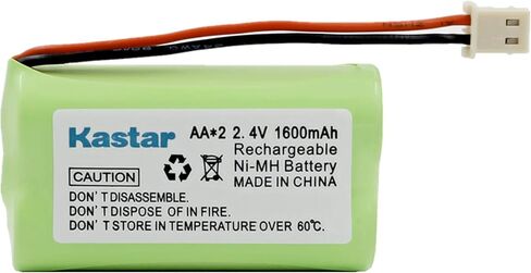 Kastar Cordless Phone Battery Replace for Vtech BT275242 BT175242 CS6128-31 CS6128-32 CS6128-41 CS6128-42 CS6129-1 CS6129-2 CS6129-3 CS6129-31 CS6129-41 CS6129-52 CS6129-54 GESPCF07 23-9086 960-1943 in Saudi Arabia