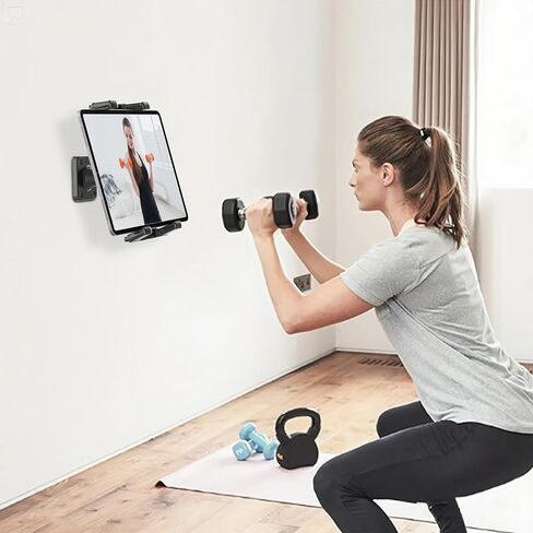 Adjustable Rotation Wall-Mounted Bracket with Secure Nail Fixing, Wall Mount Tablet Holder for iPad Samsung Tablet（4.7-12.9 Inch） in Saudi Arabia