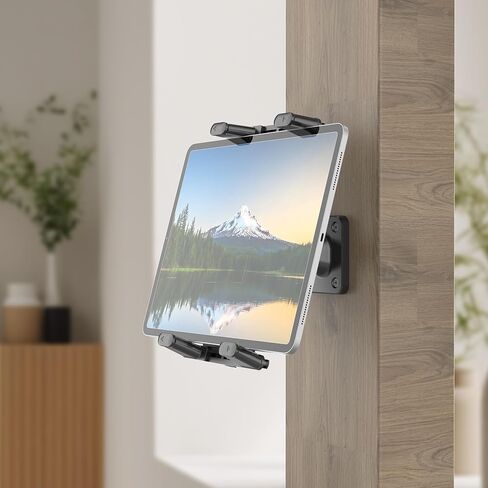 Adjustable Rotation Wall-Mounted Bracket with Secure Nail Fixing, Wall Mount Tablet Holder for iPad Samsung Tablet（4.7-12.9 Inch） in Saudi Arabia