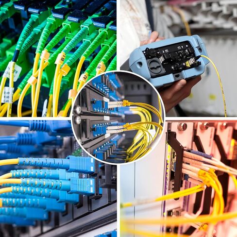 50 حزمة من مجموعة محولات الألياف الضوئية، LC، ST، FC، SC/UPC، SC/APC مجموعة وصلات الألياف الضوئية البسيطة لتمديد كابلات الإنترنت من الألياف أو تمديد الكابلات الضوئية in Kuwait