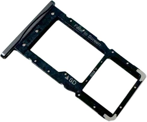 SIM Card Tray SD Card Tray Holder Slot Replacement for Lenovo Tab M10 HD 2nd/TB-X306F Black in Saudi Arabia